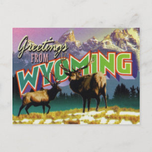 Cartão postal Wyoming