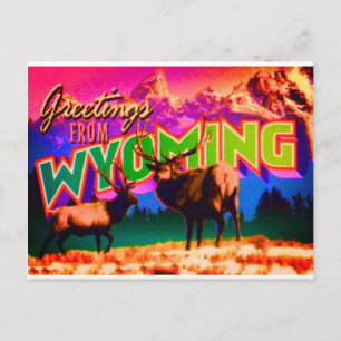 Cartão postal Wyoming