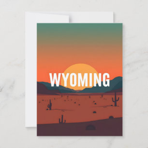 Cartão postal Wyoming