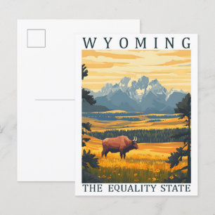 Cartão Postal Wyoming, Estado da Igualdade, Viagem