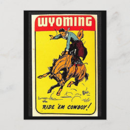 Cartão Postal Wyoming Vintage