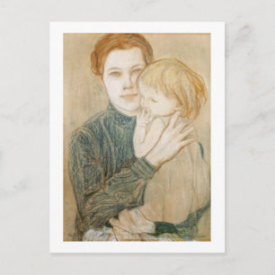 Cartão Postal Wyspianski, Retrato de Salome Hankiewiczowa, 1901