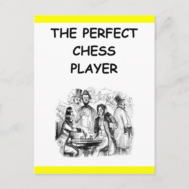 Cartão Postal xadrez (Frente)