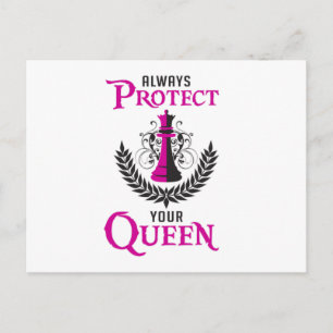 Cartão Postal Xadrez Conselho Xadrez Rainha Xadrez Conselho Engr