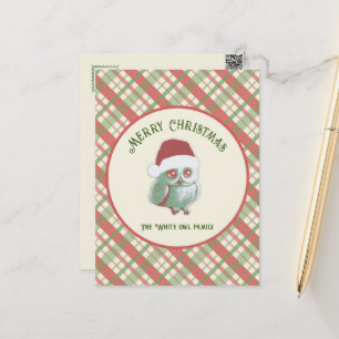 Cartão Postal Xadrez de Natal eterno