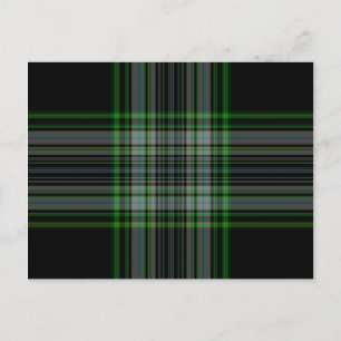 Cartão Postal Xadrez de Tartan