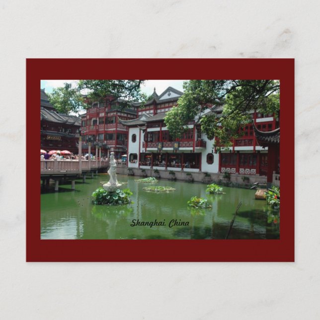 Cartão Postal Xangai, China (Frente)