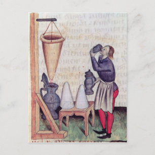 Cartão Postal Xarope de fazer, de "Tractatus de Herbis"