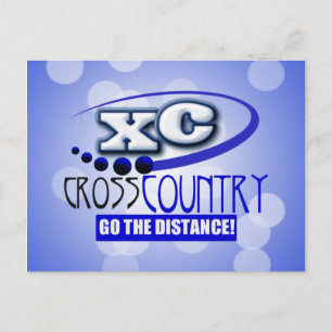 CARTÃO POSTAL XC CROSS COUNTRY VÁ A DISTÂNCIA