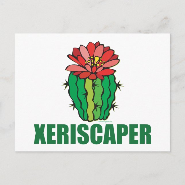 Cartão Postal Xeriscaping (Frente)