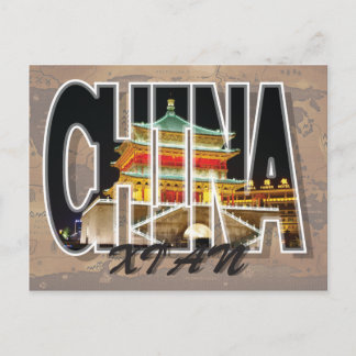 Cartão Postal Xi'an, Cartão-postal da China
