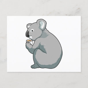 Cartão Postal Xícara de Café Koala