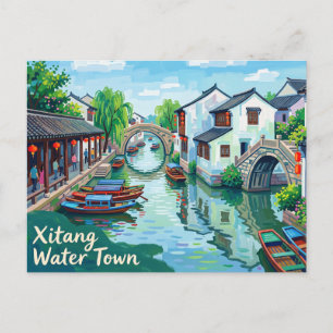 Cartão Postal Xitang Water Town China