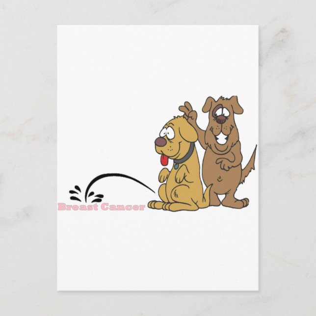 Cartão Postal Xixi no cancro da mama (Frente)