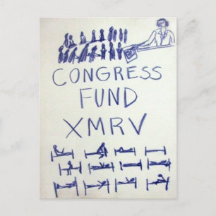 cartão postal xmrv do fundo do kp-congresso