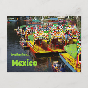 Cartão Postal Xochimilco México