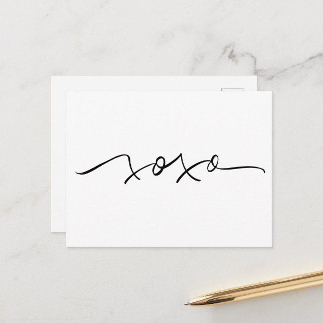Cartão postal XOXO (Frente/Verso In Situ)