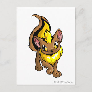 Cartão Postal Xweetok Amarelo