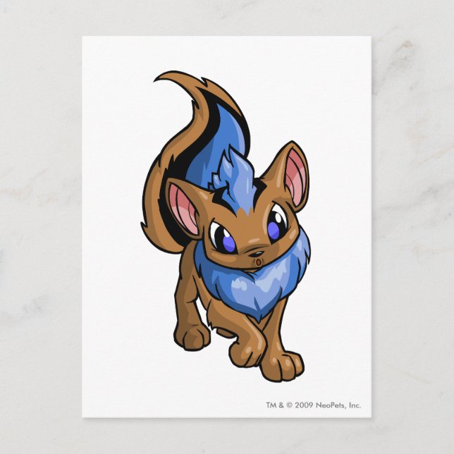 Cartão Postal Xweetok Blue (Frente)