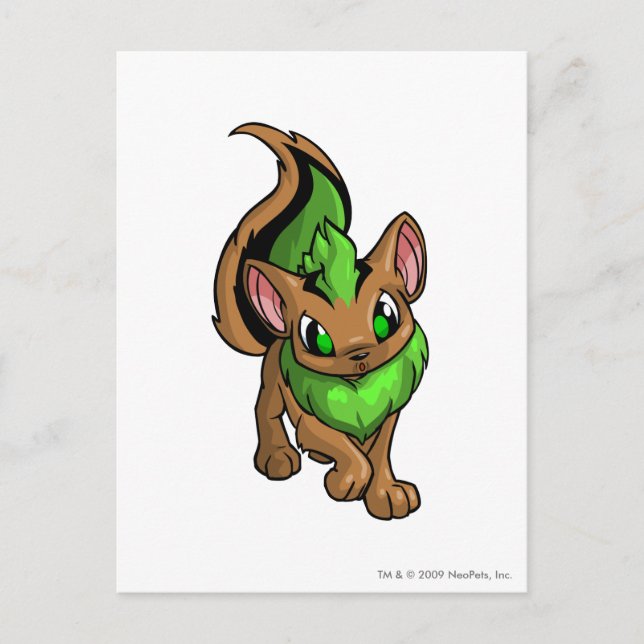 Cartão Postal Xweetok Green (Frente)