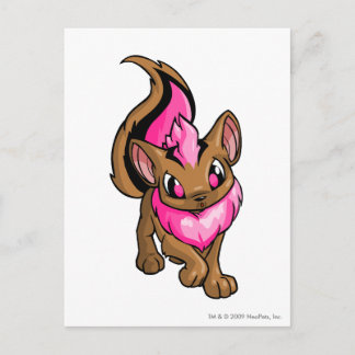 Cartão Postal Xweetok Rosa