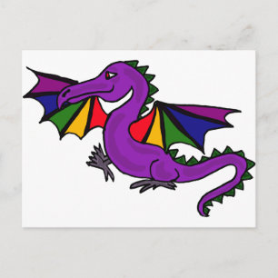 Cartão Postal XX - Dragão Roxo