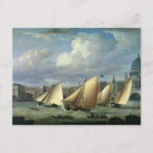 Cartão Postal Yachts da frota de Cumberland começando