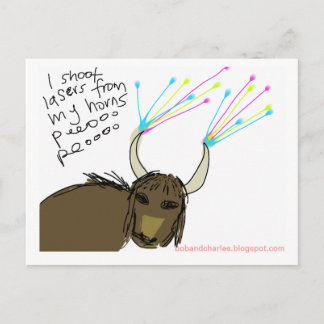 Cartão Postal Yak Cósmico #3