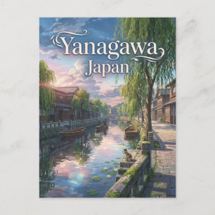 Cartão Postal Yanagawa, Japão