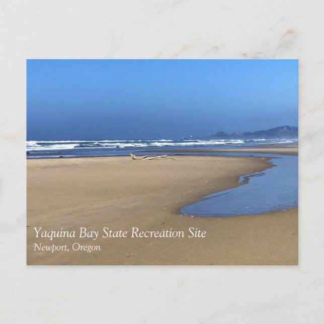 Cartão Postal Yaquina Bay State Recreation Site, Newport, Oregon (Frente)