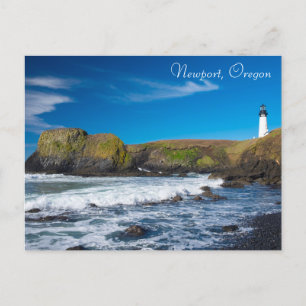 Cartão Postal Yaquina Head Lighthouse Coastal Oregon