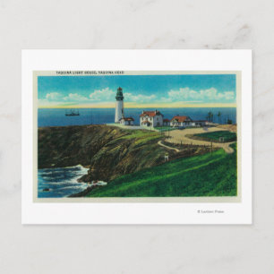Cartão Postal Yaquina Lighthouse e Yaquina HeadYaquina, OR