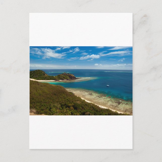 Cartão Postal yasawa Islands fiji (Frente)