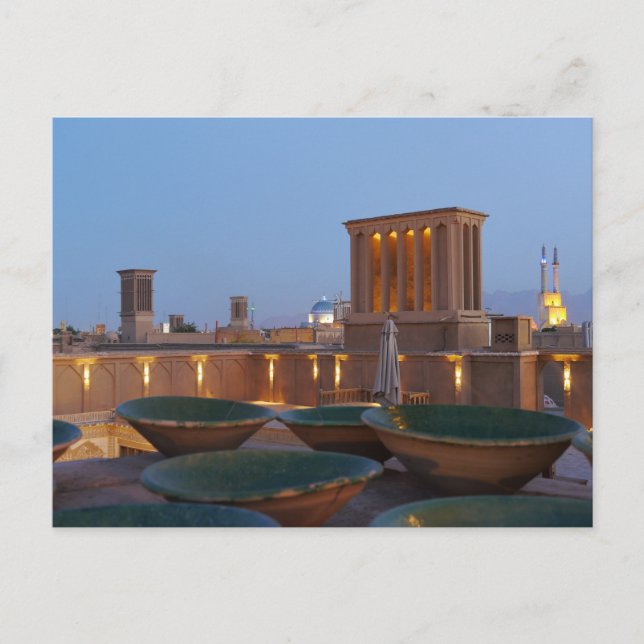 Cartão Postal Yazd, Irã (Frente)