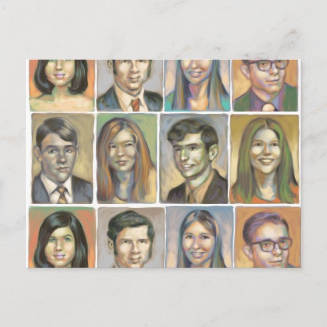 Cartão Postal Yearbook Photos Poscard (Frente)