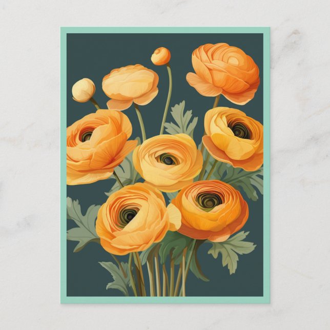 CARTÃO POSTAL YELLOW FLOWERS #2 (Frente)