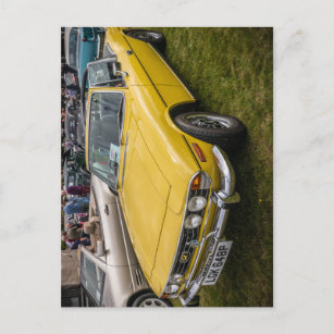 Cartão Postal Yellow Triumph Stag Veículo desportivo Jigsera