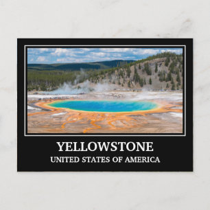 Cartão postal Yellowstone EUA