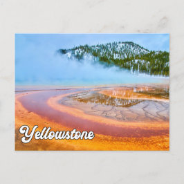 Cartão Postal Yellowstone National Park, Estados Unidos