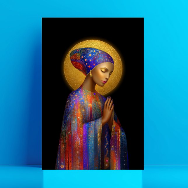 Cartão Postal Yemaya Deusa of Love Protection Retrato de cura (Criador carregado)