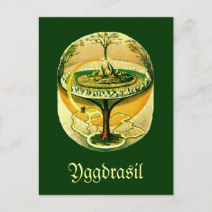 Cartão Postal Yggdrasil, Árvore Da Vida