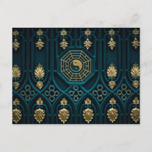 cartão postal yin yang