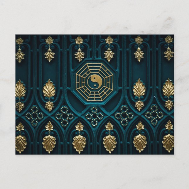 cartão postal yin yang (Frente)