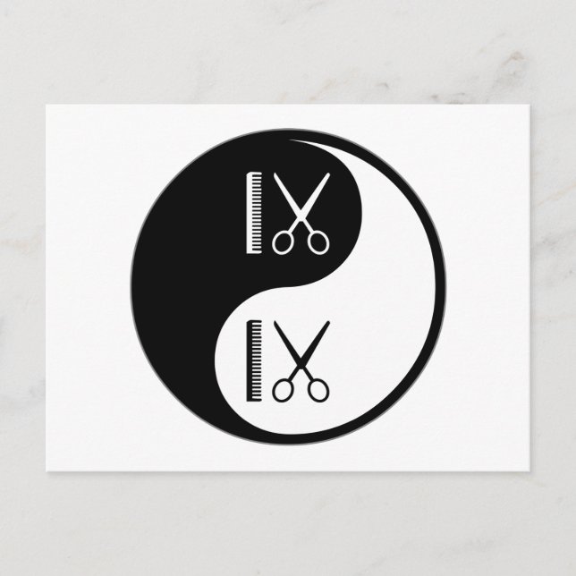 Cartão Postal Yin Yang Cosmetology (Frente)