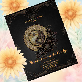 Cartão Postal Yin yang, o símbolo que representa o equilíbrio