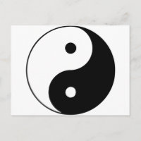 Yin Ying Taoism Sinal de Taijitu Chinês Preto