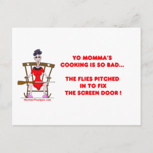 Cartão Postal Yo Momma # 01