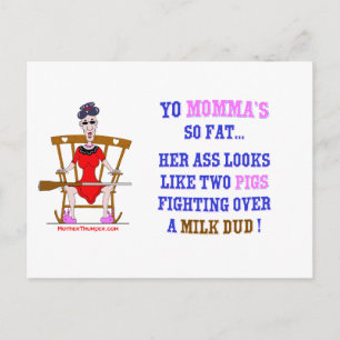 Cartão Postal Yo Momma # 03