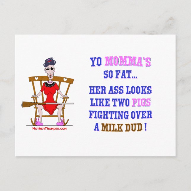 Cartão Postal Yo Momma # 03 (Frente)