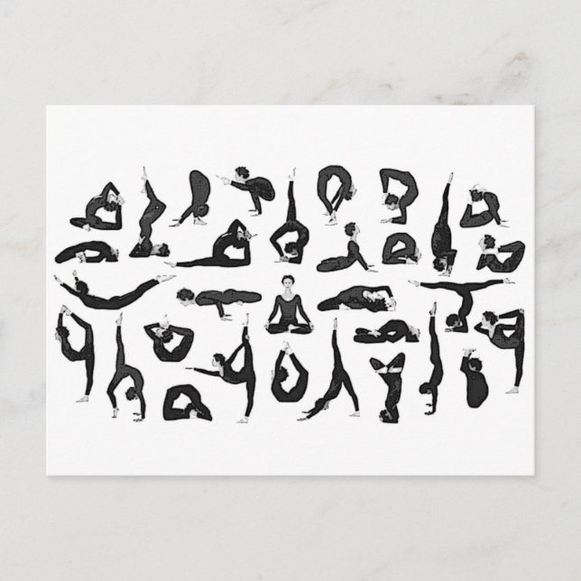 Cartão Postal Yoga (Frente)